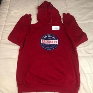 Brand new Youth Small Hoodie. Red.